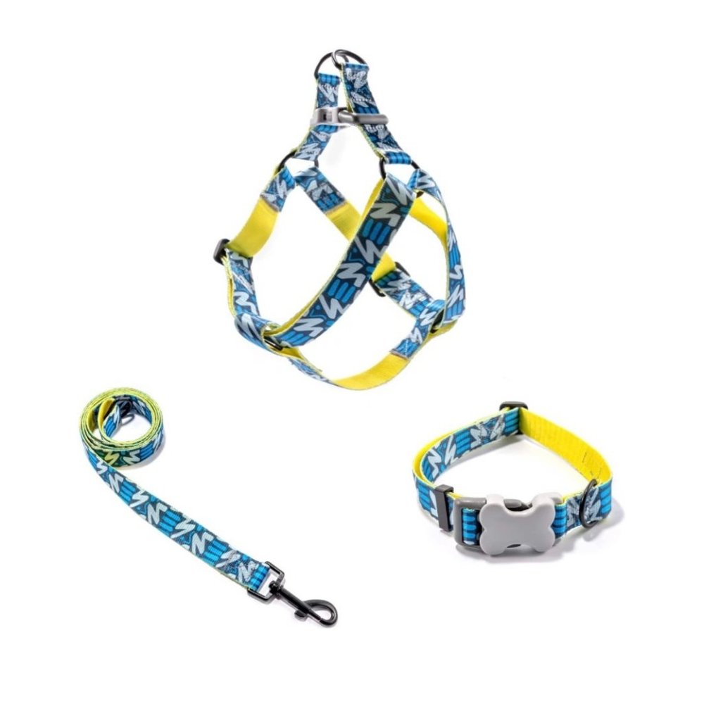 Dog Harness Collar and Leash-No Pull Adjustable Back Clip Halter Harness-Small